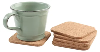 Produktbild von Rechteckige Untersetzer aus Naturkork, 400 x 200 x 9 mm