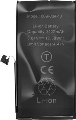 Produktbild von Clappio, Akku für Apple iPhone 13 3227mAh 100% kompatibel, Schwarz