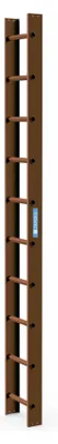 Produktbild von Zarges Dachleiter 10 Sprossen kupferbraun