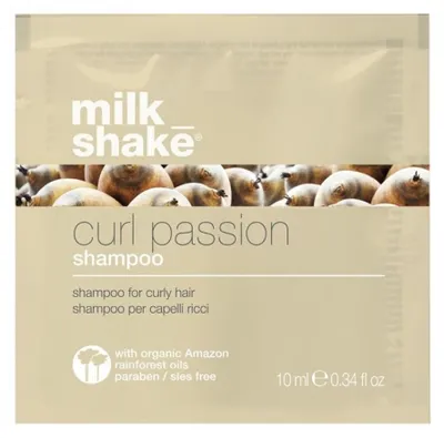 Obrázok produktu pre Milk Shake, Curl Passion, Paraben-Free, Hair Shampoo, Softness & Manageability, 10 ml
