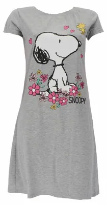 Produktbild von Snoopy Schlafanzug für Damen Komfortables Nachtwäsche Nachthemd  L