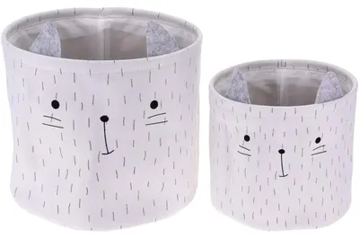 Produktbild von Spielzeugkisten 2 Stück Polyester