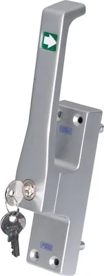Produktbild von FUHR Türtreibr.970Z DIN re.silber elox.LM Rundstange 10mm - TP970ZRE