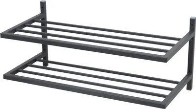 Produktbild von FRAMADO, Schuhregal Metall Hängend, Schuh Organizer, 50x33x31cm - SCARPE, Anthrazit