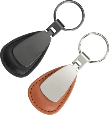 Produktbild von Schlüsselanhänger "Cardiff" oval Schwarz