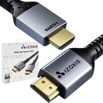Obrázok produktu pre Izoxis 18929 Vysokorýchlostný kábel HDMI 2.1, 8K 60Hz, 2 m čierny