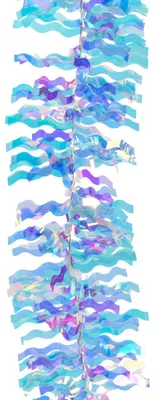 Produktbild von Decoris Lametta-Girlande, irisierend, 270 cm
