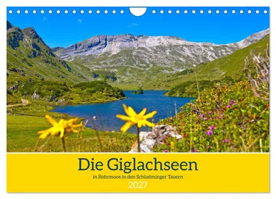 Produktbild von Die Giglachseen (Wandkalender 2027 DIN A4 quer), CALVENDO Monatskalender