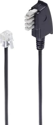 Produktbild von shiverpeaks BS70113- Telefonkabel 3 m Schwarz (BS70113-)