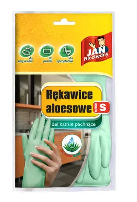 Zdjęcie produktu dla RĘKAWICE LATEKSOWE Rozmiar S Rękawice jednorazowe Rękawice domowe