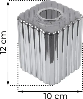 Obrázek produktu pro Stínidlo Riffle graphite cube 10 cm - stylové skleněné stínidlo pro moderní osvětlení interiéru