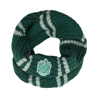 Produktbild von Cinereplicas Harry Potter Slytherin Unendlicher Schal Grün Grün One Size
