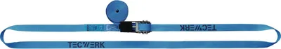 Immagine prodotto di Cinghia di ancoraggio DIN EN 12195-2 Lunghezza 5 m Larghezza 50 mm con cricchetto LC U 4000 daN