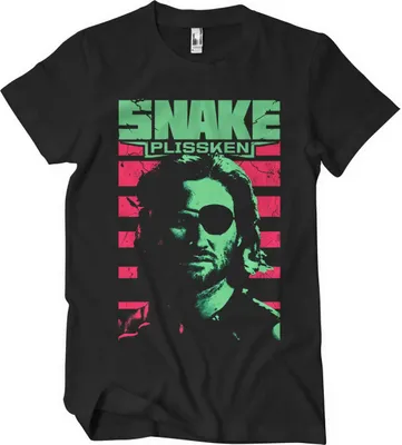 Produktbild von Snake Plissken T-Shirt - Large  - Black