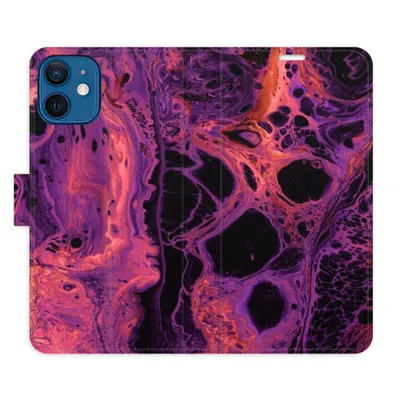 Obrázek produktu pro Flipové pouzdro iSaprio - Abstract Dark 02 pro iPhone 12 mini