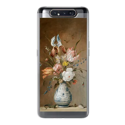 Produktbild von MuchoWow® Handyhülle Schutzhülle Hülle für Samsung Galaxy A80 Stilleben mit Blumen - Alte Meister - Malerei Silikon Softcase Handy Hülle - Schutzdeckel