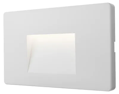 Productafbeelding van Braytron 3W LED traplamp, verlichting voor trappen, trapleuchte, verlichting voor treden, lamp voor treden, rechthoekig, wit