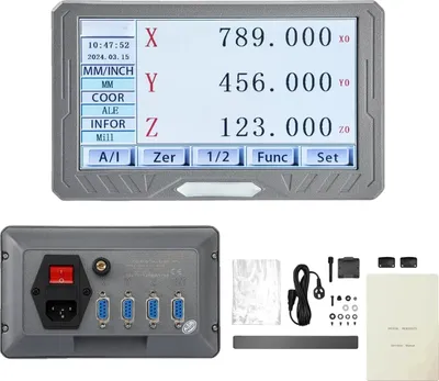 Produktbild von 3-Achsen LCD DRO, 5µm Auflösung, kompatibel mit mehreren Maschinen, Nur 3-Achsen LCD DRO