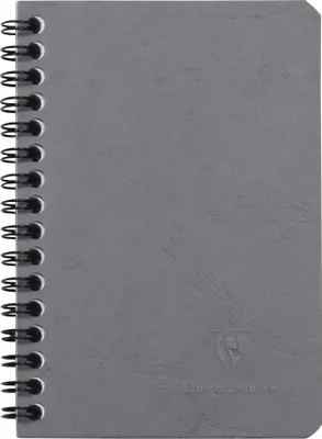 Produktbild von Clairefontaine Spiralbuch Agebag 9x14 linRd 50Bl gr