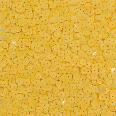 Produktbild von Oblique Unique 1400 Pailletten Konfetti gewölbt - gelb