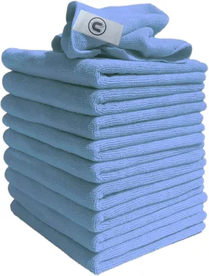 Obrázok produktu pre Mikrovláknové utierky 40x40cm, 10 kusov, Ultra mäkké, Silne absorbujúce, Bez žmolkov, pre Kuchyňu