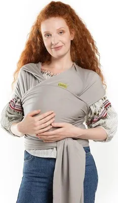 Obrázek produktu pro BOBA Wrap Šátek na nošení dětí, světle šedá