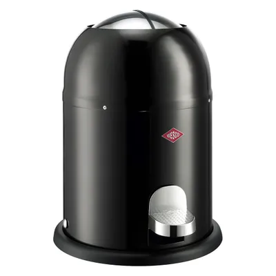 Produktbild von Wesco Mini Master Kosmetik-Treteimer, Abfalleimer, Mülleimer, Kosmetikeimer, Stahlblech, Schwarz, 6 L, 180112-62