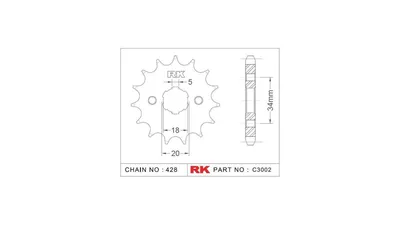 Immagine prodotto di Pignone RK 428 17Z standard