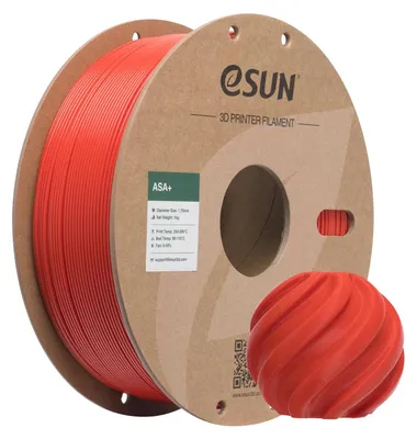 Obrázek produktu pro Filament pro 3D tiskárny, ASA+, vysoká odolnost proti nárazu, ČERVENÁ
