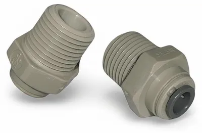 Produktbild von Steckverbinder 1/4'AG auf 3/8' Schlauch (Paar)