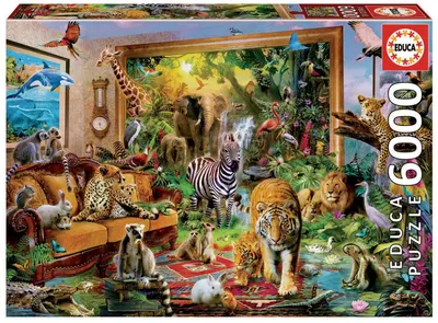 Immagine prodotto di Puzzle 6000 pezzi - Animali selvatici