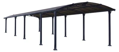 Produktbild von Palram - Canopia Aluminium Carport Arcadia 10600 Anthrazit 1072x359x242 cm