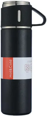 Zdjęcie produktu dla Herzberg HG-04210: Izolowany próżniowo termos podróżny ze stali nierdzewnej ? 500 ml