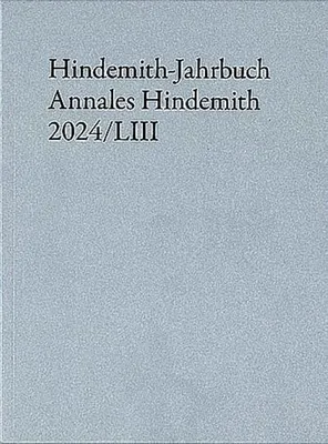 Produktbild von Hindemith-Jahrbuch 2024