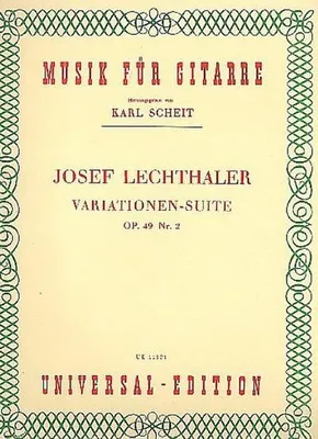 Produktbild von Variationen-Suite op.49,2für Gitarre solo