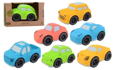 Image de Véhicules en bioplastique Johntoy. 6 assortis. 100% recyclable. +18 mois