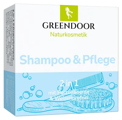 Produktbild von GREENDOOR 2 in 1 Shampoo und Pflege