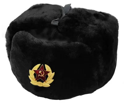 Produktbild von Omgoods – Warme, schwarze Ushanka-Mütze mit Ohrenklappen für kalte Tage