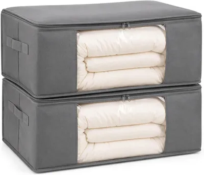 Productafbeelding van Opbergzakken - Set van 2 - Robuust en praktisch - Beddengoed en kleding