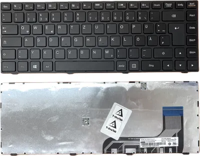 Produktbild von DEUTSCHE - Schwarz Tastatur Keyboard kompatibel für Lenovo IdeaPad 100-14IBY 80MH007UGE