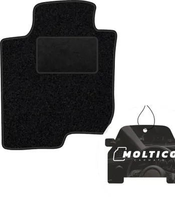 Produktbild von moto-MOLTICO Fahrer Fußmatte Auto Velours Fahrerseite Autoteppiche Schwarz Fahrermatte 1-teilig passend für Kia Magentis 2006-2010