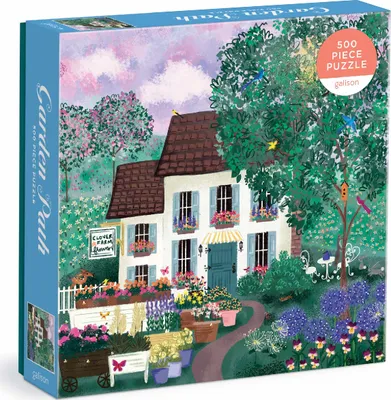 Produktbild von GALISON Quadratisches Puzzle Gartenweg 500 Teile