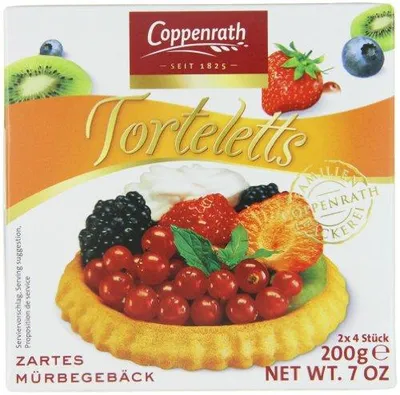 Immagine prodotto di Coppenrath tenera base per crostatine di pasta frolla al forno 200g confezione da 10 pezzi
