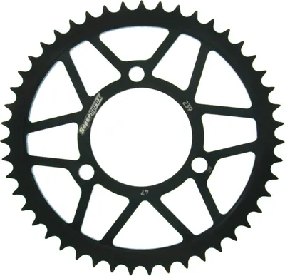Produktbild von Stahl-Kettenrad Supersprox 420 - 47Z (schwarz) RFE-239:47-BLK|ID 70,0 LK 90,0 3-Loch/3-Loch