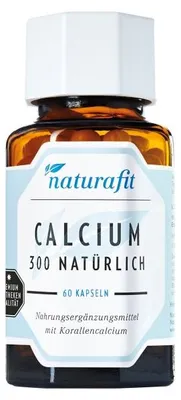 Image de naturafit Calcium 300 naturel en gélules, 60 gélules