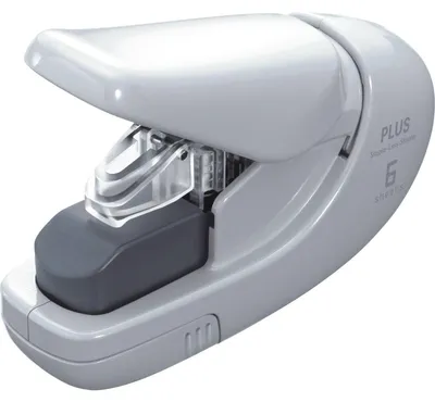 Immagine prodotto di Plus Japan 31145 Cucitrice senza punti metallici - bianca, fino a 5 fogli
