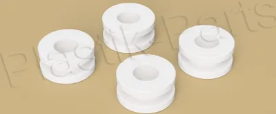 Produktbild von 4er Set Laufrolle Gewächshaus Tür klein Laufrollen Gewächshaustür Ersatzteil