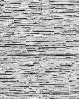 Immagine prodotto di Carta da parati imitazione pietra EDEM 1003-32 goffrato grigio lucido agata grigio chiaro 5,33 m2