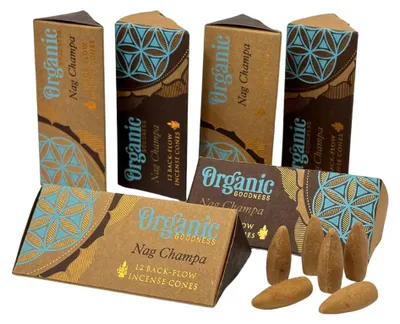 Obrázek produktu pro Song of India Organic Goodness - Nag Champa Množství: 6 ks
