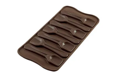 Obrázek produktu pro Silikonová forma na čokoládu – lžičky